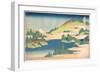 36 Vues Du Mont Fuji, Japon : Vue Du Lac Hakone, Province Sagani, Japon - Estampe De Katsushika Hok-Katsushika Hokusai-Framed Giclee Print