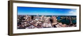 360 Degree View of a City, Austin, Travis County, Texas, USA-null-Framed Photographic Print