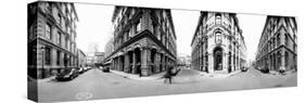 360 Degree View of a City, Montreal, Quebec, Canada-null-Stretched Canvas