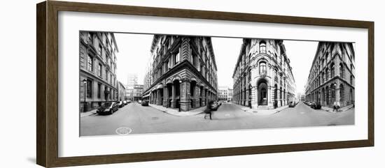 360 Degree View of a City, Montreal, Quebec, Canada-null-Framed Photographic Print