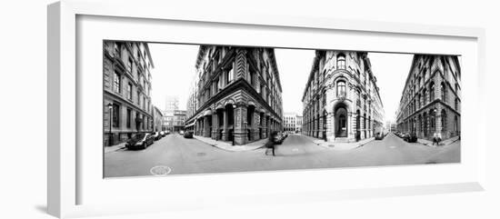 360 Degree View of a City, Montreal, Quebec, Canada-null-Framed Photographic Print