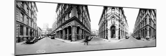 360 Degree View of a City, Montreal, Quebec, Canada-null-Mounted Photographic Print