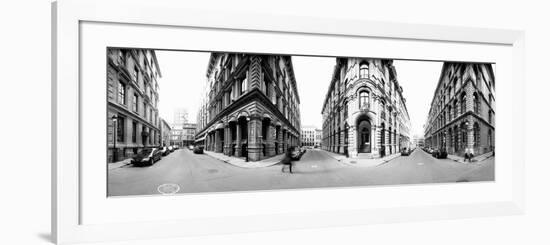 360 Degree View of a City, Montreal, Quebec, Canada-null-Framed Photographic Print