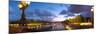 360 Degree View of the Pont Alexandre Iii Bridge at Dusk, Seine River, Paris, Ile-De-France, France-null-Mounted Photographic Print