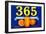 365 Orange Crate Label-null-Framed Art Print