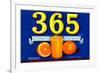 365 Orange Crate Label-null-Framed Art Print