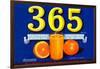 365 Orange Crate Label-null-Framed Art Print