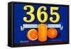 365 Orange Crate Label-null-Framed Stretched Canvas