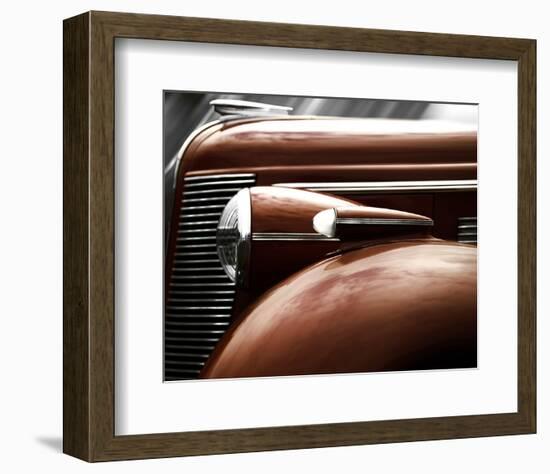 37 Red Buick-null-Framed Art Print