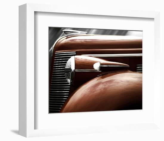 37 Red Buick-null-Framed Art Print