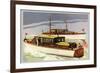 38 Foot Double Cabin Cruiser and 46 Foot Sport Cruiser-Douglas Donald-Framed Art Print