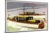 38 Foot Double Cabin Cruiser and 46 Foot Sport Cruiser-Douglas Donald-Mounted Art Print