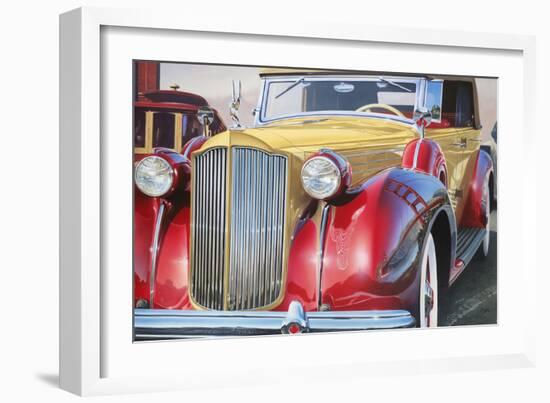 '38 Packard Phaeton Body-Graham Reynolds-Framed Art Print