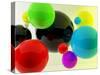 3D Balls-oldm-Stretched Canvas