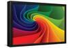 3D Colorful Background-null-Framed Poster