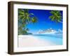 3D Cruise Ship by Tropical Beach-Rawpixel-Framed Photographic Print