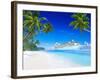 3D Cruise Ship by Tropical Beach-Rawpixel-Framed Photographic Print