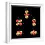 3d Electron Orbitals-Dr. Mark J.-Framed Premium Photographic Print