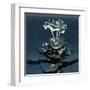 3D Flower-kjolak-Framed Art Print