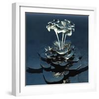 3D Flower-kjolak-Framed Art Print