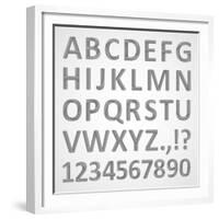 3D Font-theseamuss-Framed Premium Giclee Print