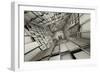 3D Futuristic Fragmented Tiled Mosaic Labyrinth Interior-johnson13-Framed Premium Giclee Print