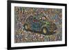 3D Mosaic-Mark Gordon-Framed Giclee Print