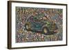 3D Mosaic-Mark Gordon-Framed Giclee Print