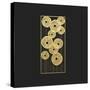 3D Render Gold Wall Art Metal Sculpture-deckorator-Stretched Canvas