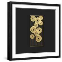 3D Render Gold Wall Art Metal Sculpture-deckorator-Framed Art Print