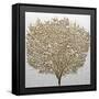 3D Render Picture in Gold Coral-deckorator-Framed Stretched Canvas