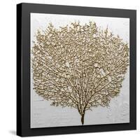 3D Render Picture in Gold Coral-deckorator-Stretched Canvas