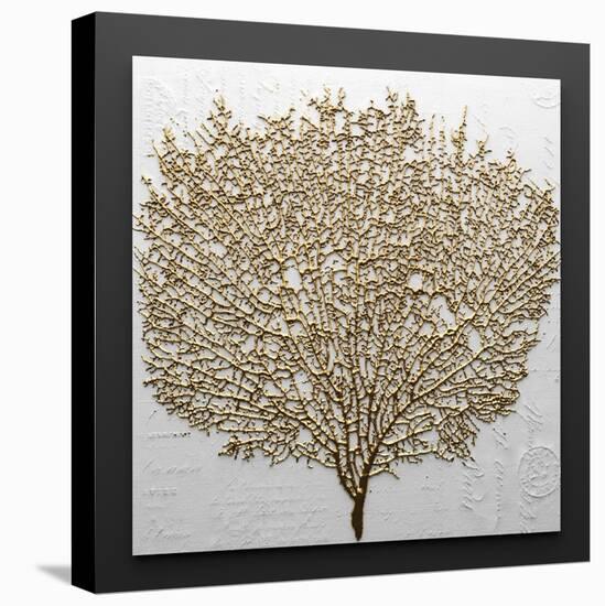 3D Render Picture in Gold Coral-deckorator-Stretched Canvas