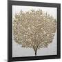 3D Render Picture in Gold Coral-deckorator-Mounted Art Print