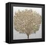 3D Render Picture in Gold Coral-deckorator-Framed Stretched Canvas