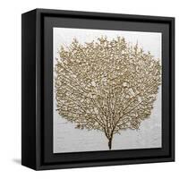 3D Render Picture in Gold Coral-deckorator-Framed Stretched Canvas