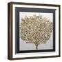 3D Render Picture in Gold Coral-deckorator-Framed Art Print