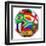 3D Rendering Of A Soccer Ball With Flags Of The Participating Countries In World Cup 2010-zentilia-Framed Art Print