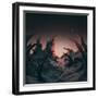 3D Rendering of Horror Landscape. Dry Twisted Spines, Spikes Sticking out of the Dry Stone Ground.-Bug_Fish-Framed Art Print