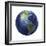 3D Rendering of Planet Earth, Centered on North America and South America-null-Framed Premium Giclee Print