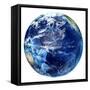 3D Rendering of Planet Earth, Centered On the Pacific Ocean-Stocktrek Images-Framed Stretched Canvas