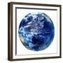 3D Rendering of Planet Earth, Centered On the Pacific Ocean-Stocktrek Images-Framed Photographic Print