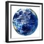 3D Rendering of Planet Earth, Centered On the Pacific Ocean-Stocktrek Images-Framed Photographic Print