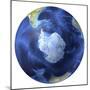 3D Rendering of Planet Earth, Centered On the South Pole-Stocktrek Images-Mounted Photographic Print