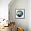 3D Rendering of Planet Earth with Clouds, Centered On Asia-Stocktrek Images-Framed Photographic Print displayed on a wall