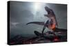 3D Rendering of Tyrannosaurus Rex near Extinction.-Herschel Hoffmeyer-Stretched Canvas