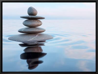 tree pose yoga reflection