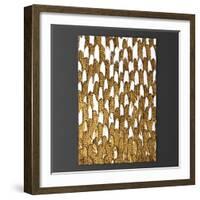 3D Wall Art, Paintings with Gold Leaf-deckorator-Framed Art Print