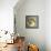 3D Wall Art Picture Modern Moon Gold-deckorator-Framed Stretched Canvas displayed on a wall