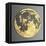 3D Wall Art Picture Modern Moon Gold-deckorator-Framed Stretched Canvas
